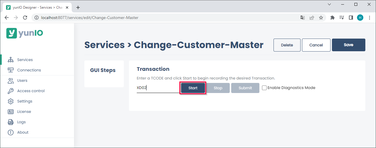 change-customer-master